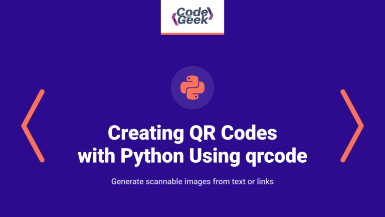 Creating QR Codes with Python Using the qrcode Library