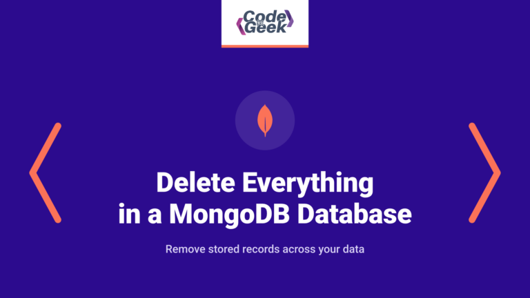 Easy Guide to Delete Everything in a MongoDB Database
