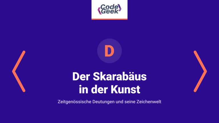 Der Skarabäus in der Kunst: Moderne Interpretationen und Symbolik