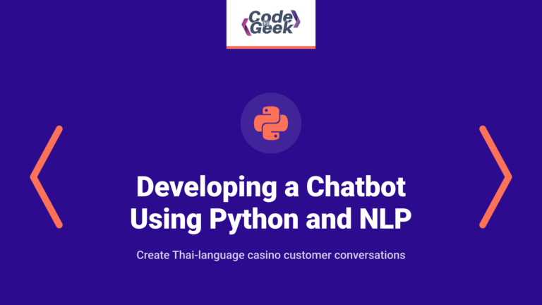 Developing a Chatbot for Online Casinos in Thailand Using Python and NLP