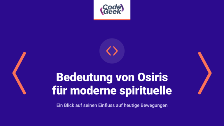 Die Bedeutung von Osiris für moderne spirituelle Bewegungen 2025