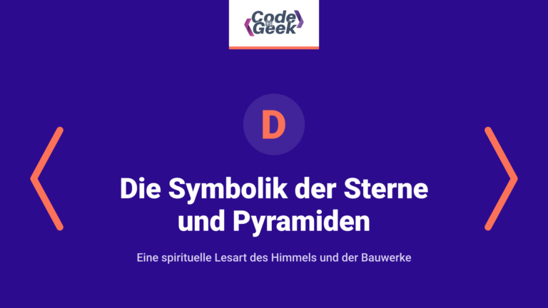 Die Symbolik der Sterne und Pyramiden im Licht der Seele