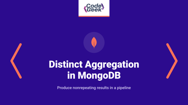 Distinct Aggregation in MongoDB – An Easy Guide