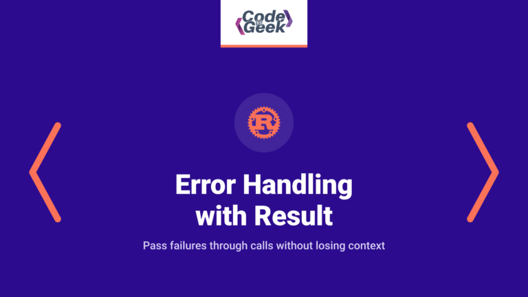 Error Handling with Result: Propagating Failures Safely