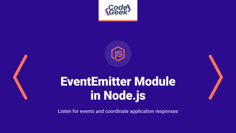 EventEmitter module in Node.js