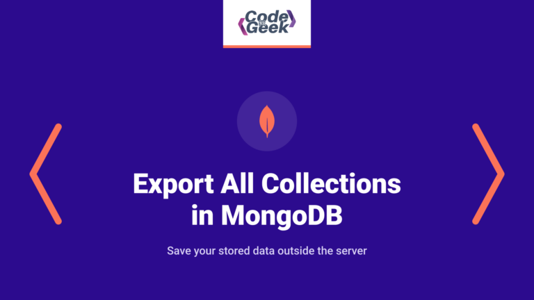 Quick Guide to Export All Collections in MongoDB