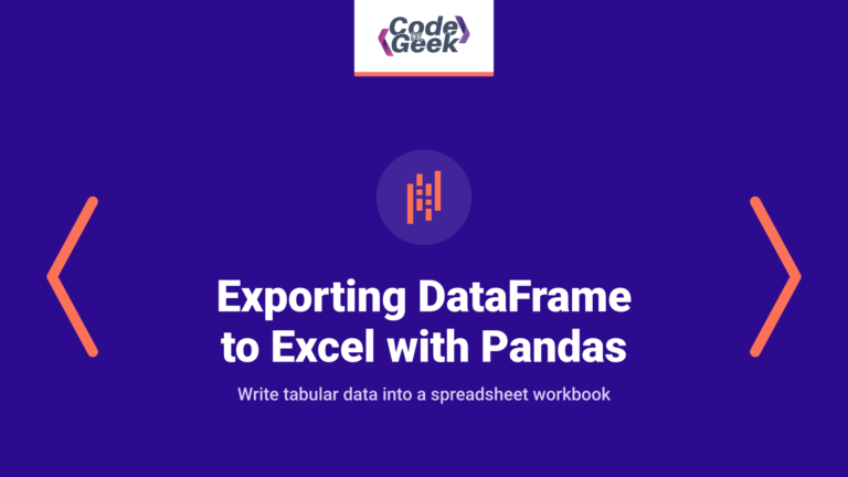 Exporting DataFrame to Excel File with Pandas to_excel() in Python