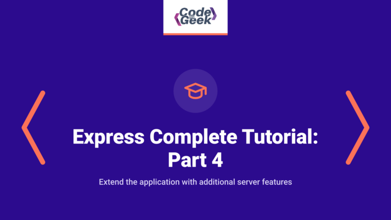 Express Complete tutorial : Part 4