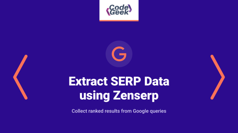 Extract SERP Data using Zenserp Google Search API