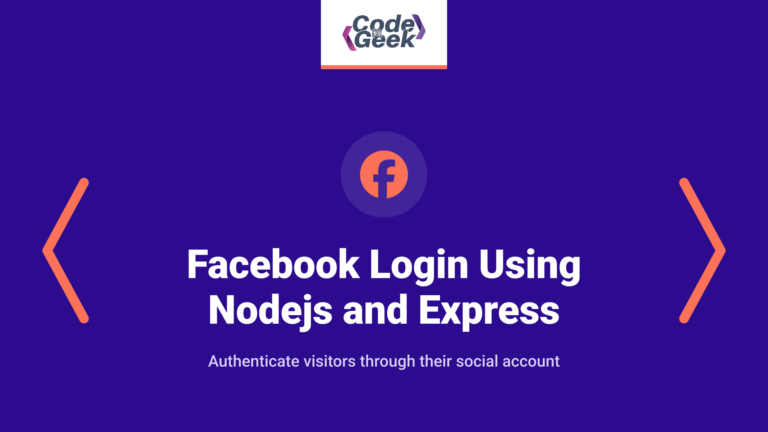 Facebook Login Implementation Using Nodejs and Express