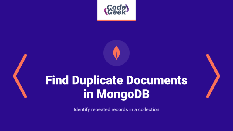 How to Find Duplicate Documents in MongoDB – Basic Guide