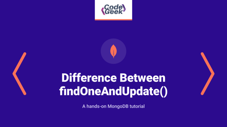 Difference Between findOneAndUpdate() and findAndModify() in MongoDB