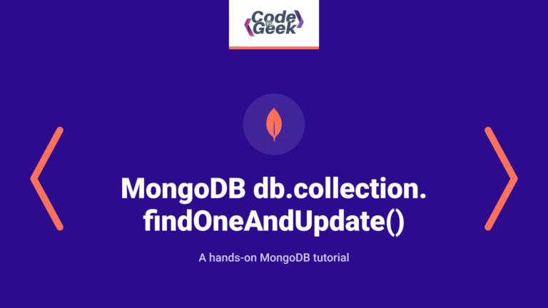 MongoDB db.collection.findOneAndUpdate(): A Step-by-Step Guide for Node.js