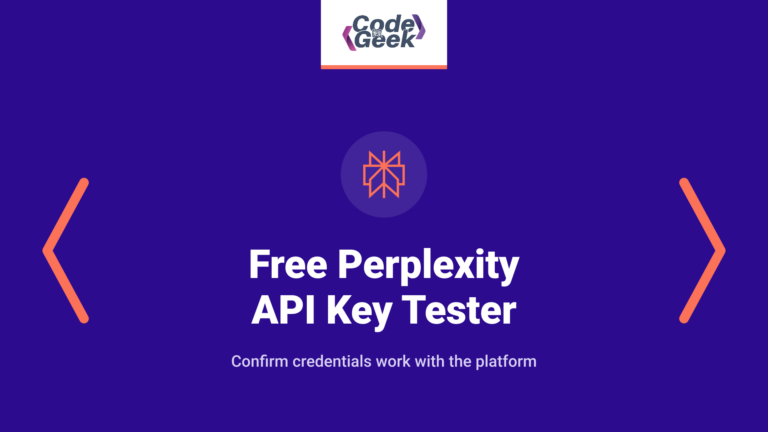 Free Perplexity API Key Tester: Validate Your Perplexity API Key Here