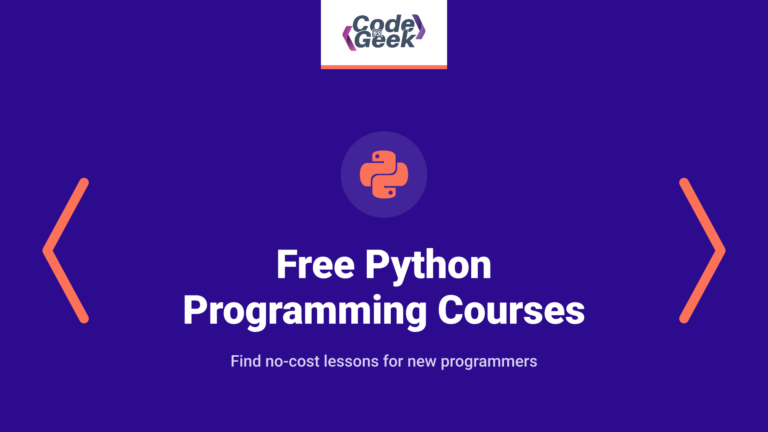 5 Free Python Programming Courses for Beginners