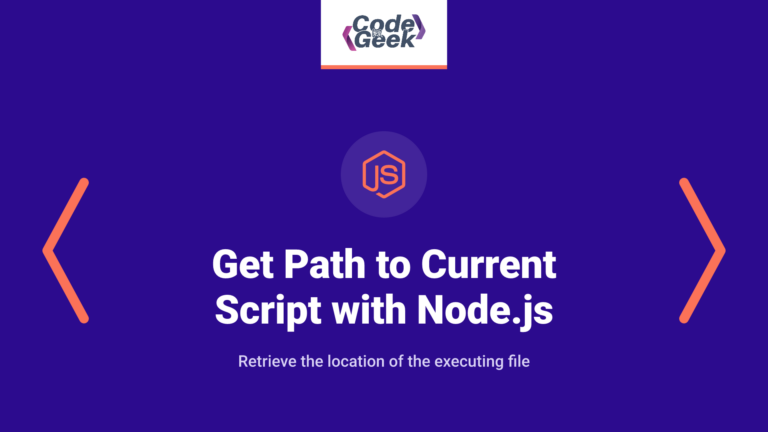 How to Get the Path to the Current Script with Node.js