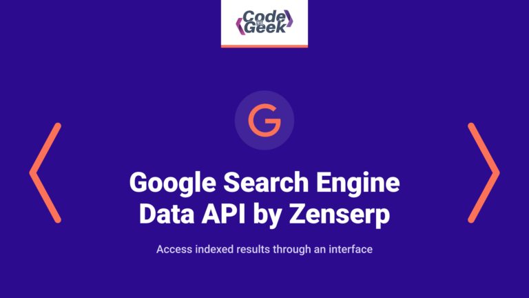 Google Search Engine Data API by Zenserp