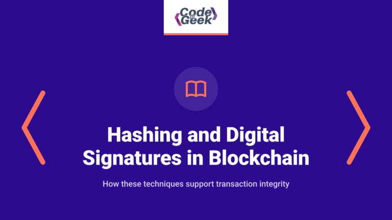 Hashing and Digital Signatures in Blockchain Explained