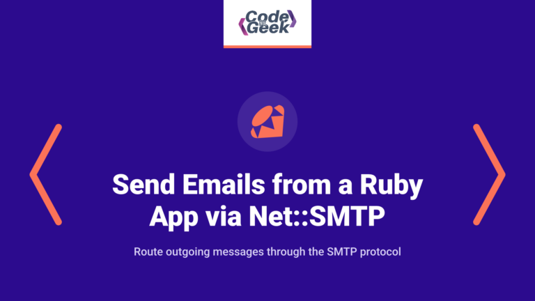 How to send emails from a Ruby app via Net::SMTP