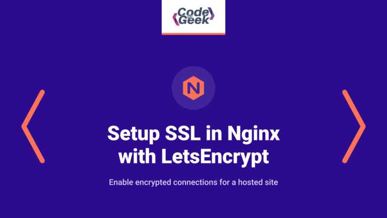 How to setup SSL in Nginx Server with LetsEncrypt