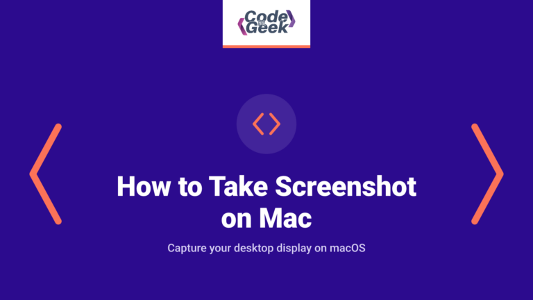 How to Take Screenshot on Mac