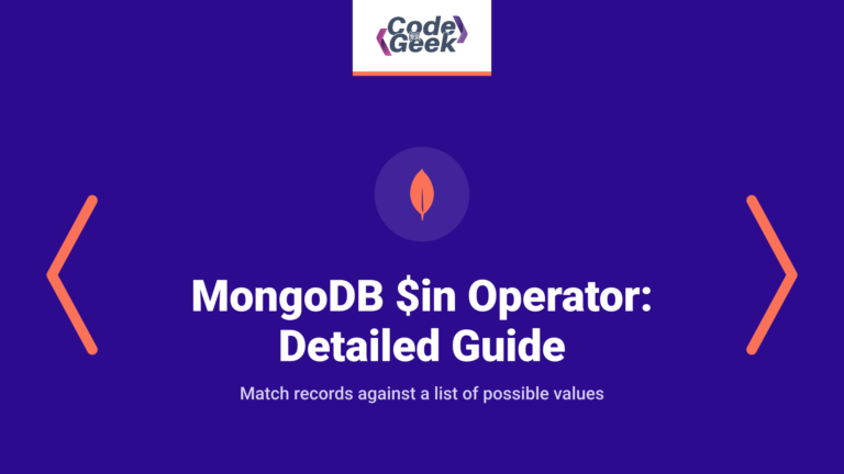 MongoDB $in Operator: A Detailed Guide