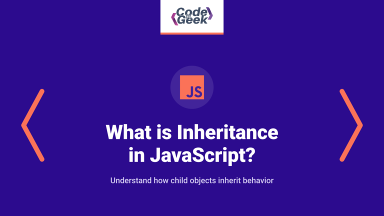 What is Inheritance in JavaScript?