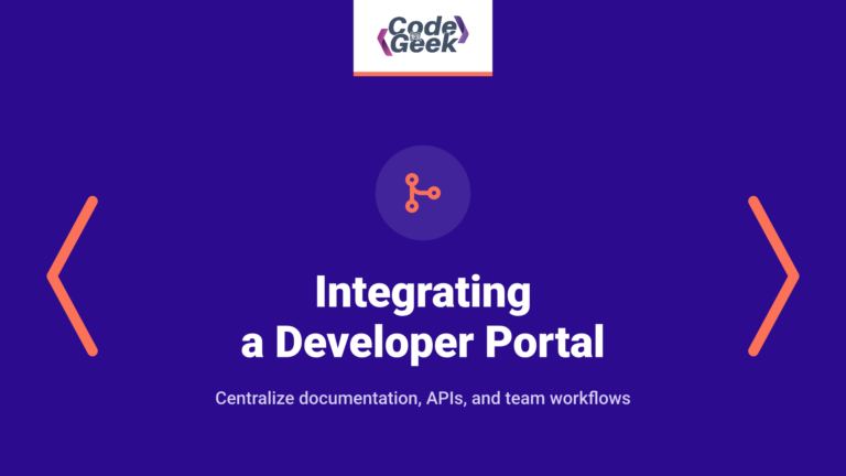 Integrating a Developer Portal for Your Team
