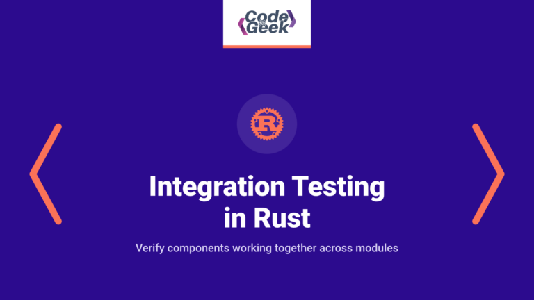 Integration Testing in Rust