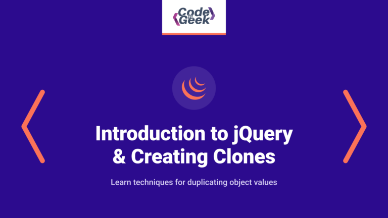Introduction to jQuery & Creating Clones of Objects: A Beginner’s Guide