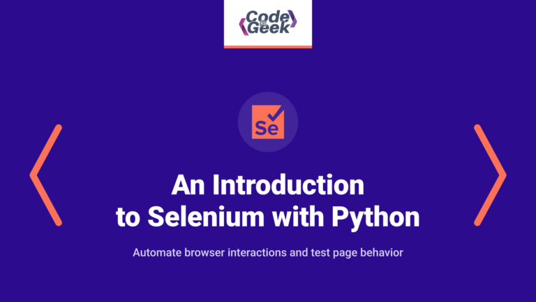 An Introduction to Selenium with Python