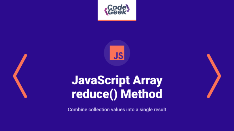 JavaScript Array reduce() Method