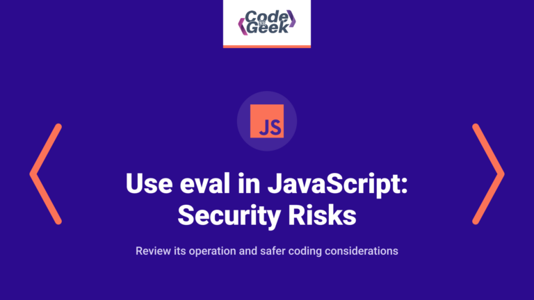 How to Use eval in JavaScript: Syntax, Examples, and Security Risks