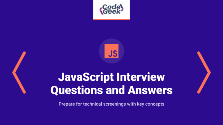 Top 50 JavaScript Interview Questions and Answers (2026 Guide)