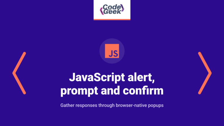 JavaScript alert, prompt and confirm: Input alert dialog box guide