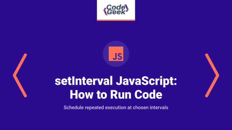 setInterval JavaScript: How to run code on a repeating schedule