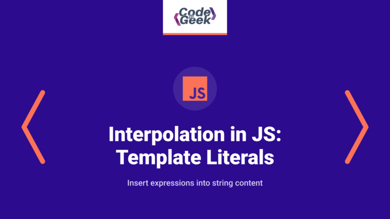 Interpolation in JS: A guide to template literals