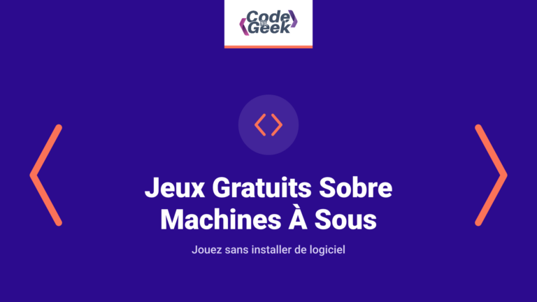 Jeux Gratuits Sobre Machines À Sous Sans Téléchargement!