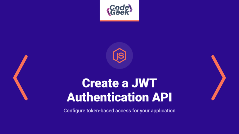 Create a JWT Authentication API in Node.js