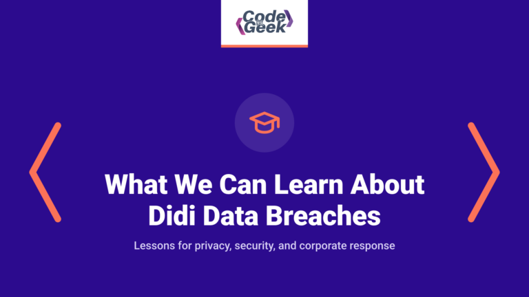 What we can learn about the Didi data breaches