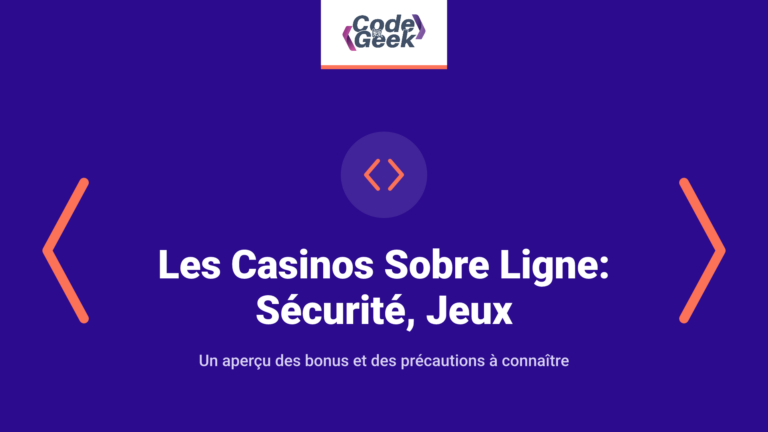 Les Casinos Sobre Ligne En 2025: Sécurité, Jeux Et Bonus
