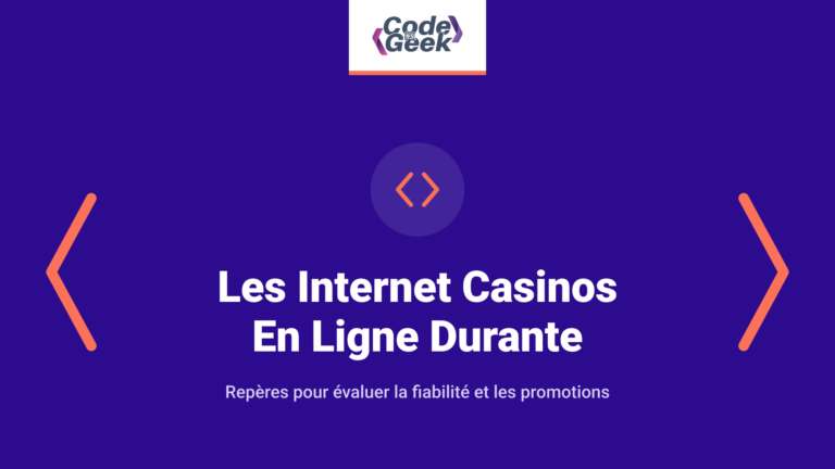 Les Internet Casinos En Ligne Durante 2025: Sécurité, Jeux Et Bonus