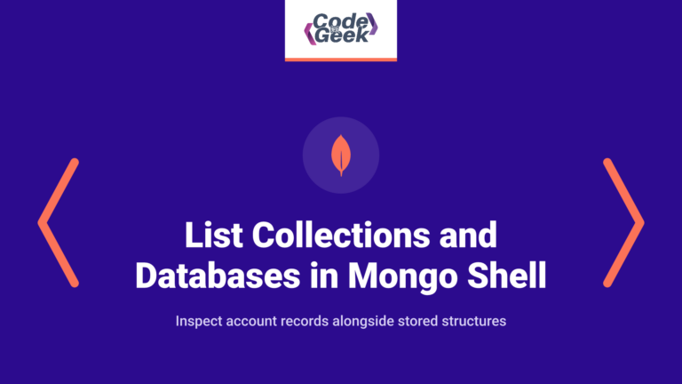 List All Users, Collections, and Databases in the Mongo Shell