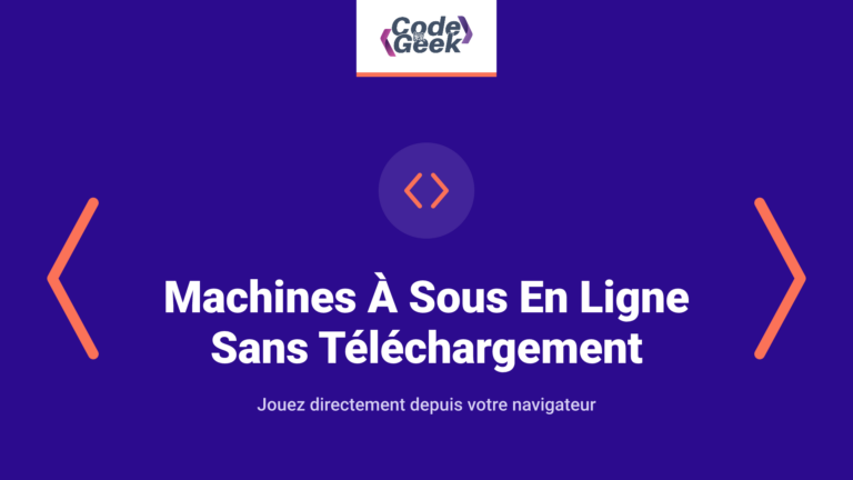 Machines À Sous En Ligne Sans Téléchargement 2025
