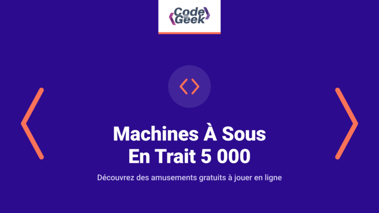 Machines À Sous En Trait 5 000 Amusements Gratuits De Casino À Jouer
