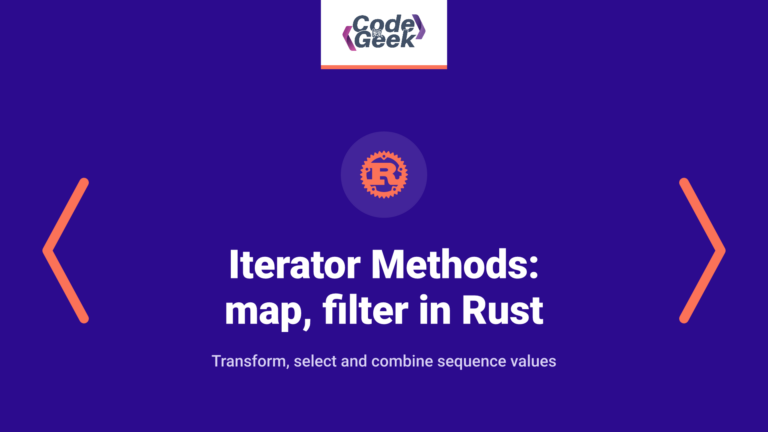 Higher Order Iterator Methods: map, filter, and fold in Rust