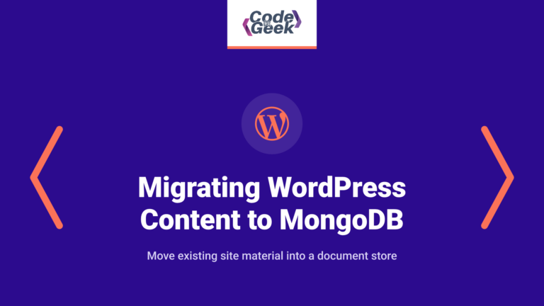 Migrating WordPress Content to MongoDB