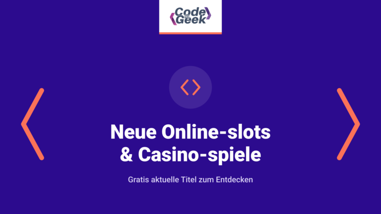 Neue Online-slots & Casino-spiele Kostenlose Aktuelle Spiele
