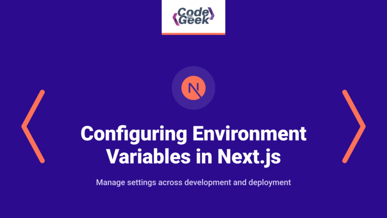 Configuring Environment Variables in Next.js