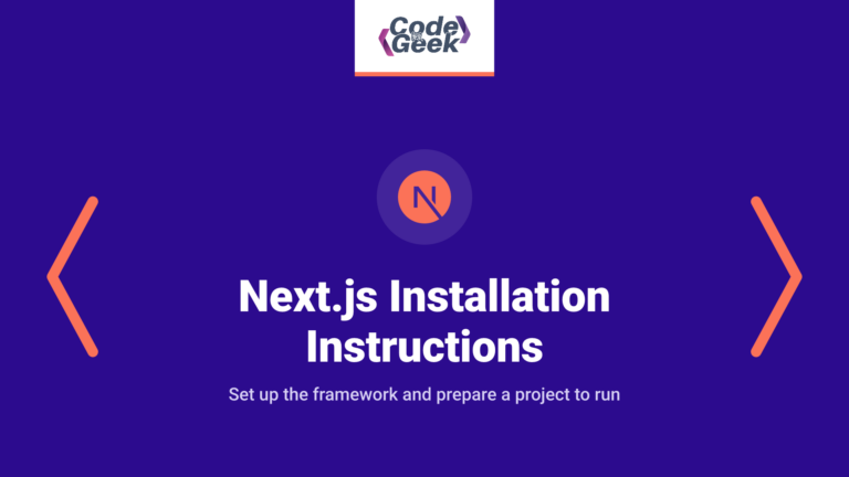 Next.js Installation: Step-by-Step Instructions